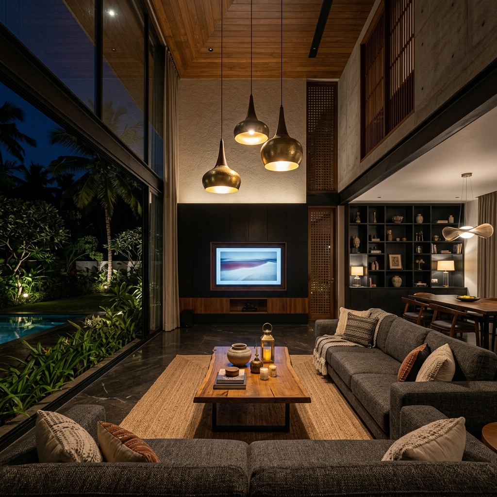 Luxury Kerala Villa Interior